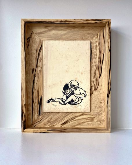 No Guts, No Story A print by the artist and printmaker Ceal Warnants