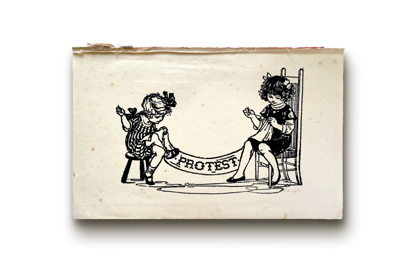 Grrl A print from the UK artist Ceal Warnants